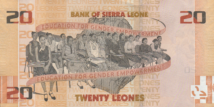 PN38 Sierra Leone - 20 Leones Year 2022